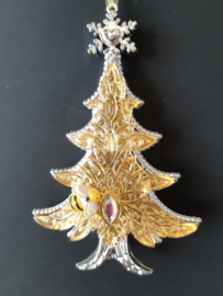 Bees bijen kerstboom goud met bij en zilveren ster kerstornament Kurt S. Adler