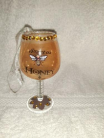 Bees bijen glas Honey goud kerstornament Kurt S. Adler