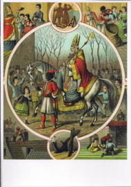 Sinterklaasfeest prentbriefkaart [C10488]