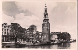 Montelbaanstoren a/d Oude Schans - Amsterdam - oude kaart [15500]