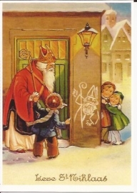 Kijk eens, Sinterklaas! prentbriefkaart [D1129]