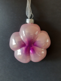 Roze bloem kerstornament Kurt S. Adler