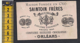 Saintoin Frères - Druiven verzamelen reclame Litho (518)
