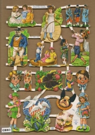 Nostalgische reprodukties poezieplaatjes MLP 1585