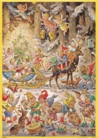 10094 Engeltjes & Kabouters arreslee Adventskalender