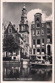 Kloveniersburgwal - Amsterdam - oude kaart [15091]