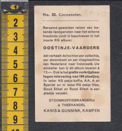 Oostinje-Vaarders - Kanis & Gunnink - No. 23. Cocosnoten