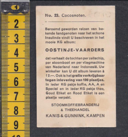 Oostinje-Vaarders - Kanis & Gunnink - No. 23. Cocosnoten