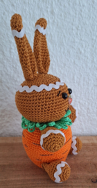 Haakpatroon PDF Gingerbread Paashaas Caramella