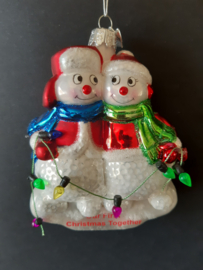 Our first Christmas together kerstornament Kurt S. Adler