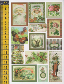 Stickers nostalgie Kerst - WH1045