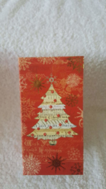 Kerstboom rood - doos met zeep en speeldoosje