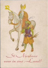 Sint Nicolaas weer in ons land! prentbriefkaart [A108789]