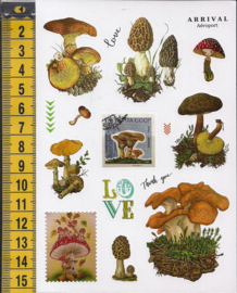 Stickers nostalgie papier - WH1050