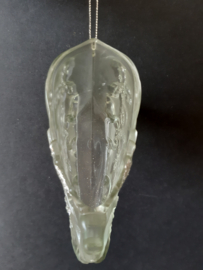 Zeegroene arreslee met zilver kerstornament Kurt S. Adler