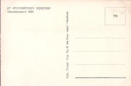 St. Stevenstoren - Nijmegen - oude kaart [15472]