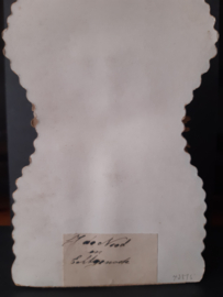 Uitklapkaart Meisje met duiven Antiek rond 1900 (UKK01)