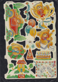 Beren poezieplaatjes Zilver Glitters MLP 2014