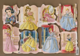 Disney Prinsessen poezieplaatjes met glitter MLP 2088