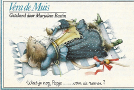 Vera de Muis en popje op het strand hoekje Libelle