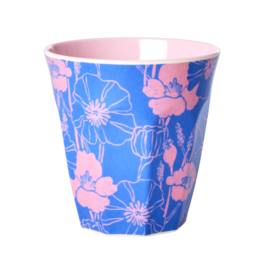 Rice Medium Melamine Cup - Poppies Love Print