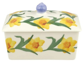 Emma Bridgewater Windblown Daffodils - Small Butter Dish