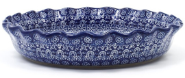 Bunzlau Pie Dish Wide Edge 1610 ml Ø 26 cm Lace