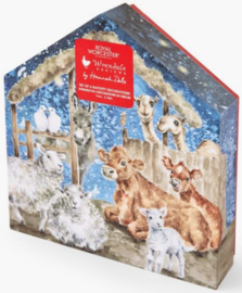 Wrendale Designs Nativity Animal Decorations -set van 6-