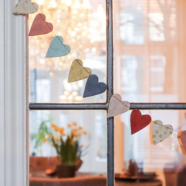 Return to Sender Garland Hearts - 100 cm - Lokta Paper