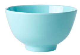 Rice Small Melamine Bowl -Soft Blue- 'YIPPIE YIPPIE YEAH'