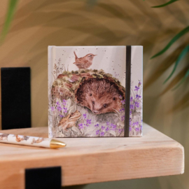Wrendale Designs Notebook 'The Wild Patch' Hedgehog