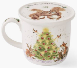 Wrendale Designs 'Oh Christmas Tree' Mug & Coaster Set