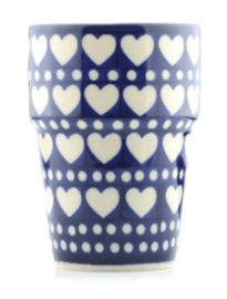 Bunzlau Milk Mug 230 ml Blue Valentine