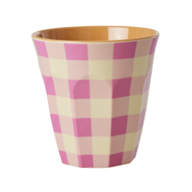 Rice Melamine Cup - Check It Out Print - 250 ml