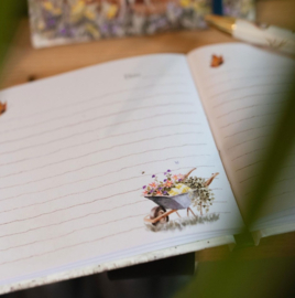 Wrendale Designs Notebook 'The Wild Garden' Hare