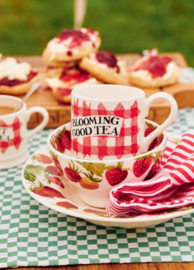 Emma Bridgewater Red Gingham - Blooming Good Tea - 1/2 Pint Mug