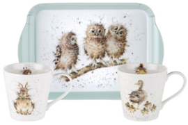 Wrendale Designs Country Animal Mug and Tray Set