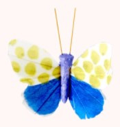 Rice Gift Wrapping Butterfly with Clip -per stuk-