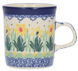 Bunzlau Straight Mug 160 ml Dancing Daffodils