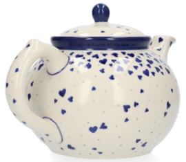 Bunzlau Teapot 2000 ml - Hearts