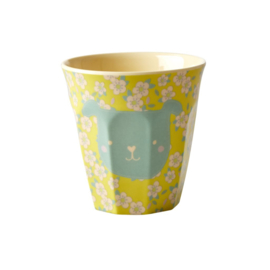 Rice Melamine Kids Cup with Dog Print - Small