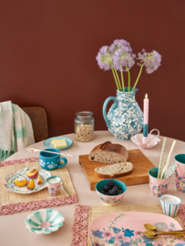 Rice Melamine Cup - New Flower Collage Print - 250 ml