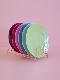 Rice Melamine Plate - 'Viva La Vida' Colors - Ø 26 cm - Set van 6