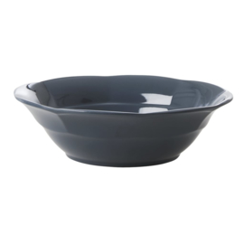 Rice Melamine Cereal Bowl in Dark Grey