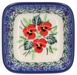 Bunzlau Square Bowl 70 ml 8 x 8 cm Romance