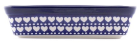 Bunzlau Oven Dish Rectangular 2850 ml Blue Valentine 22 x 8 x 28 cm