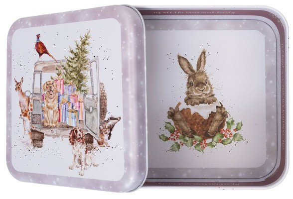 Wrendale Designs Christmas Tin 'Winter Woodland'