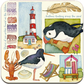 Emma Ball Onderzetter - Coastal Pieces (Lighthouse) - per stuk