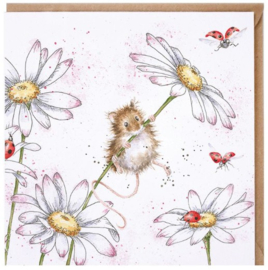 Wrendale Designs 'Oops a Daisy' Mouse Card