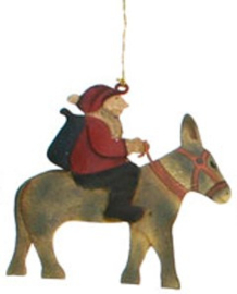 Meander Hanger Santa op Ezel -metaal-